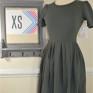 LuLaRoe Amelia Grey Dress